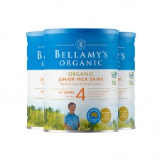 【新西兰直邮包邮】Bellamy's 贝拉米 有机奶粉4段 900克x3罐/箱（3周岁+）【收件人身份证必须上传】【新疆、西藏、内蒙古、青海、宁夏、海南、甘肃，需加收运费】